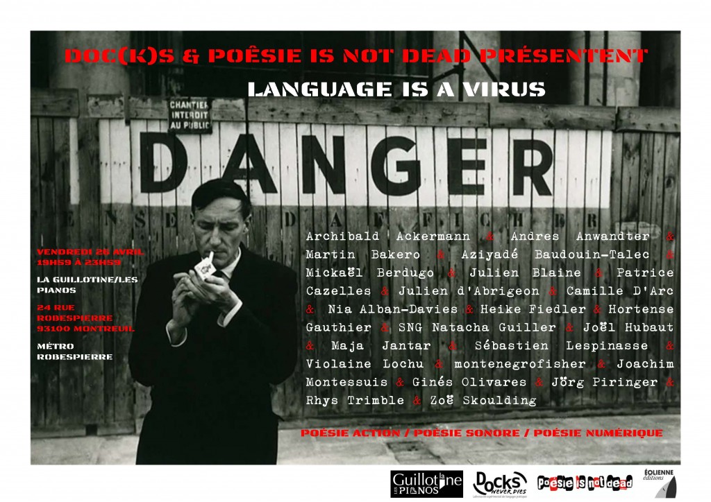Doc(k)s language is a virus 26 avril 2024 LA Guillotine